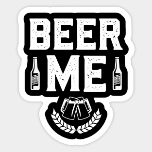 Beer Me Funny St. Patrick's Day Sticker